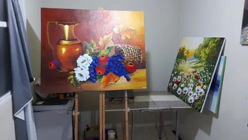 Quadros Decorativos para Sala de Jantar Pintura Tela Frutas