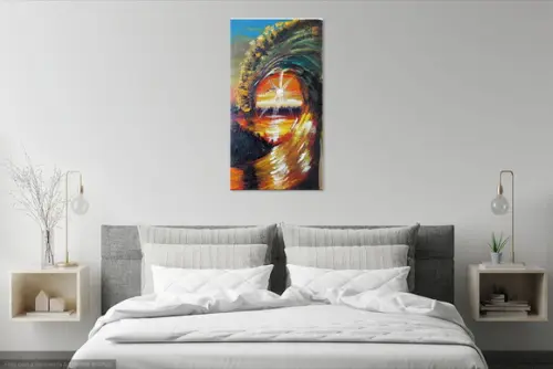 Quadros Decorativos para Sala e Quarto Pintura em Tela Mar