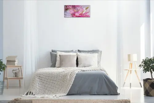 Quadros Decorativos Pintura em Tela Floral Abstrato Rose