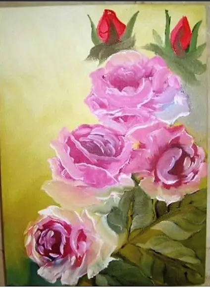 Quadros Decorativos Rosas Transparentes Presente de Natal