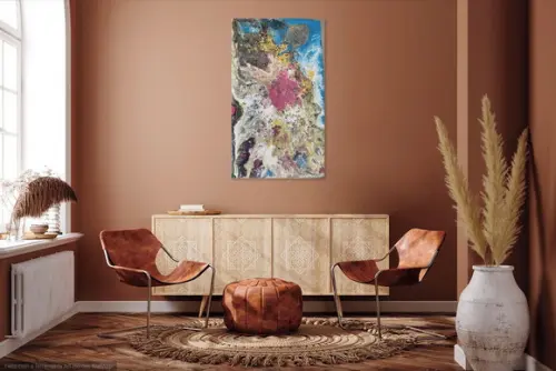 Quadros Decorativos Pouring Solo da Lua Presente de Natal
