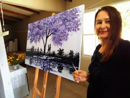 Quadros Família Divertida Jacarandá Presente de Natal