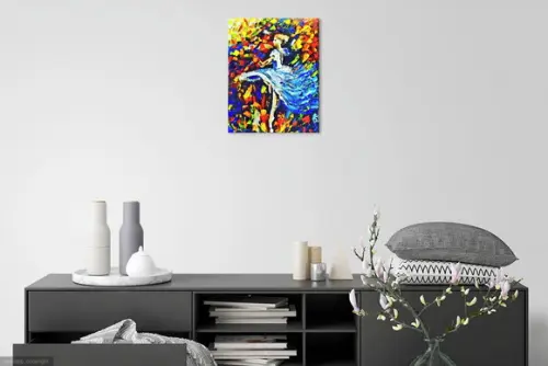 Quadros Grandes para Quarto e Sala Mulher Bailarina