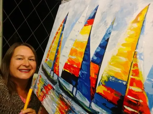 Quadros Grandes para Quarto e Sala Regata no Mar