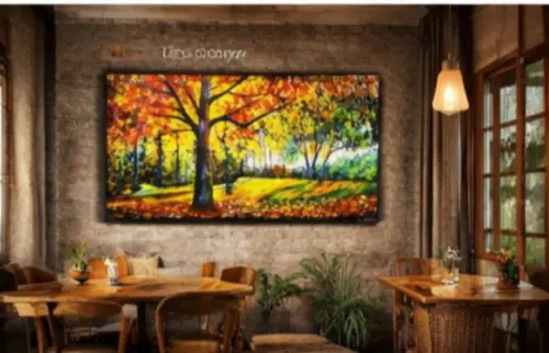 Quadros Grandes para Sala e Quarto Pintura Presente de Natal