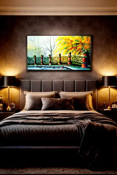 Quadros Grandes para Sala Paisagem Urbana Presente de Natal