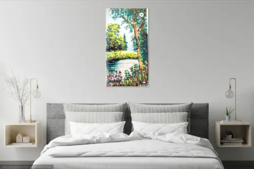 Quadros Grandes para Sala Pintura Tela Paisagem Black Friday