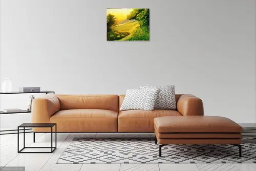 Quadros Paisagem Campo Amanhecer na Roça Presente de Natal