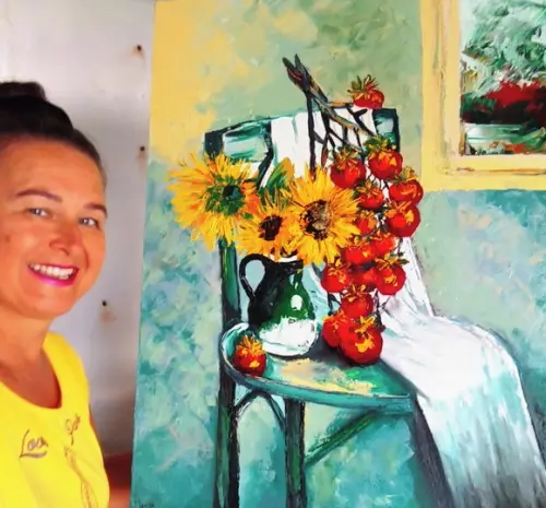 Quadros para Cozinha Pintura Tela Tomates Presente de Natal
