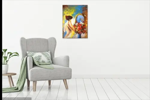 Quadros para Quarto e Sala Mulher no Espelho Black Friday