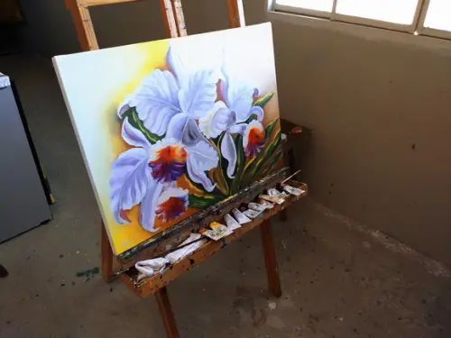 Quadros para Quarto e Sala Pintura Orquídeas Black Friday
