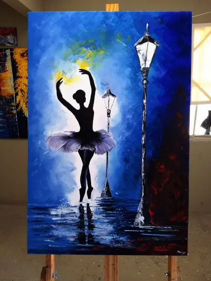 Quadros para Sala e Quarto Bailarina Dança Presente de Natal