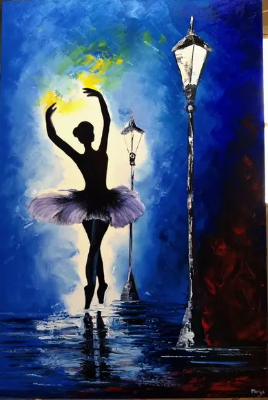 Quadros para Sala e Quarto Bailarina Dança Presente de Natal