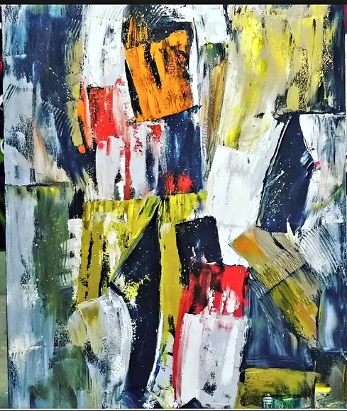 Quadros para Sala e Quarto Abstrato Moderno Black Friday