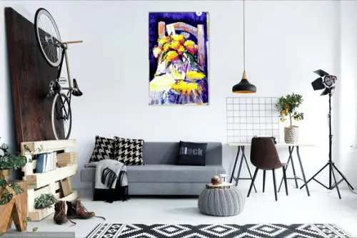 Quadros para Sala e Quarto Flores Presente de Natal