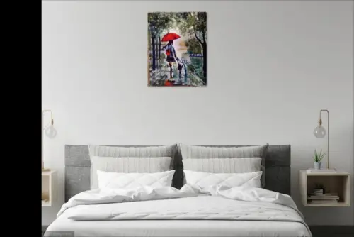 Quadros para Sala e Quarto Mulher com Cachorros Black Friday