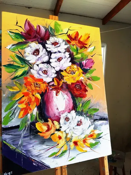 Quadros para Sala e Quarto Pintura em Tela Presente de Natal