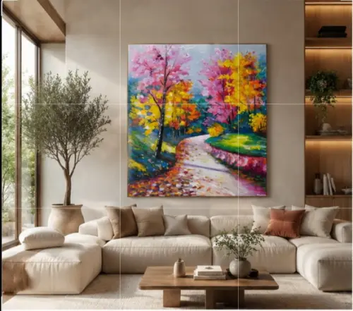 Quadros para Sala e Quarto Pintura em Tela Presente de Natal