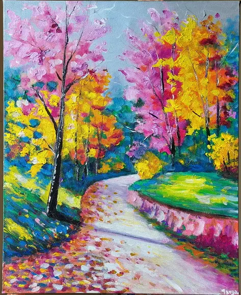 Quadros para Sala e Quarto Pintura em Tela Presente de Natal