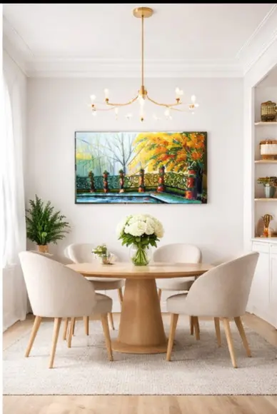 Quadros para Sala e Quarto Pintura em Tela Presente de Natal