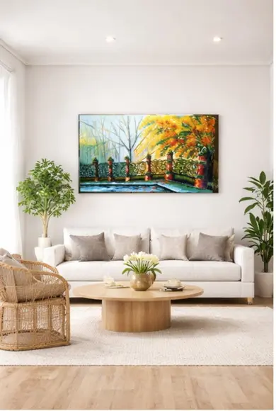 Quadros para Sala e Quarto Pintura em Tela Presente de Natal