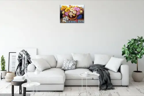 Quadros para Sala e Quarto Pintura em Tela Presente de Natal