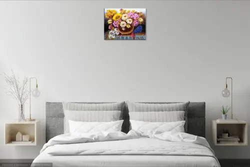 Quadros para Sala e Quarto Pintura em Tela Presente de Natal
