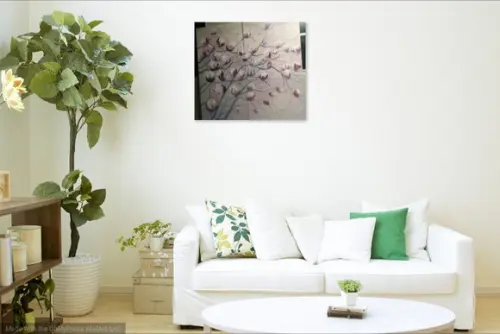 Quadros para Sala e Quarto Pintura Magnólias Black Friday