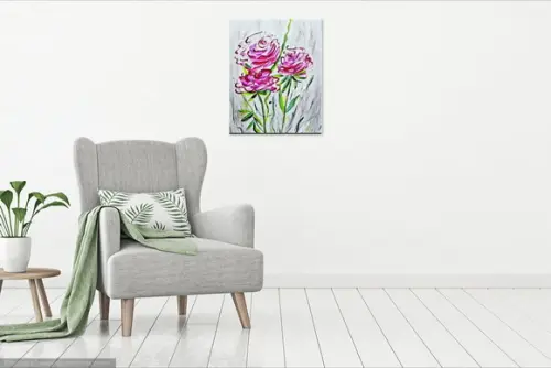 Quadros para Sala e Quarto Pintura Presente de Natal
