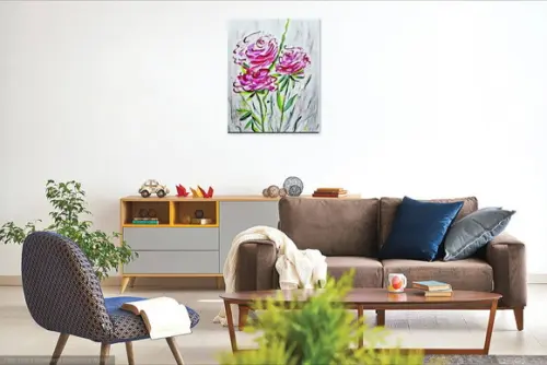 Quadros para Sala e Quarto Pintura Presente de Natal