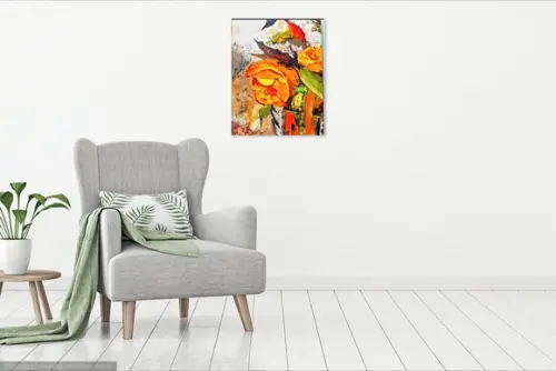 Quadros para Sala e Quarto Pintura Tela Presente de Natal
