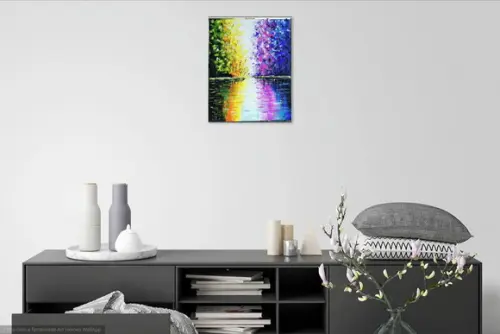 Quadros para Sala Paisagem Reflexo na Água Presente de Natal