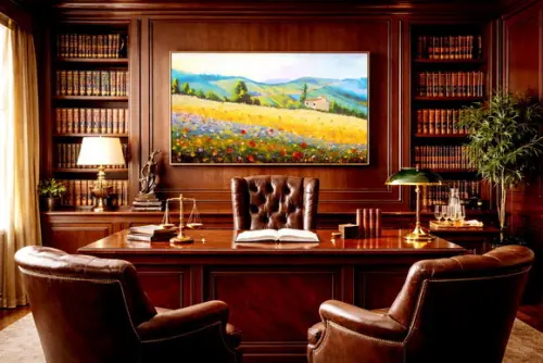 Quadros para Sala Pintura em Tela Paisagem Campo de Arroz