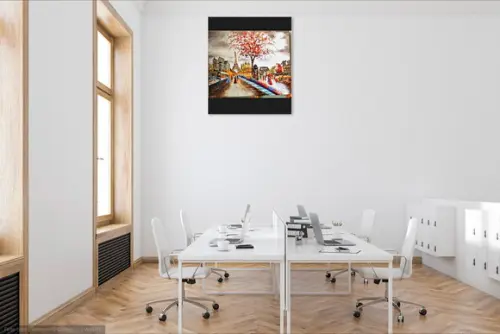 Quadros para Sala Pintura em Tela París Presente de Natal