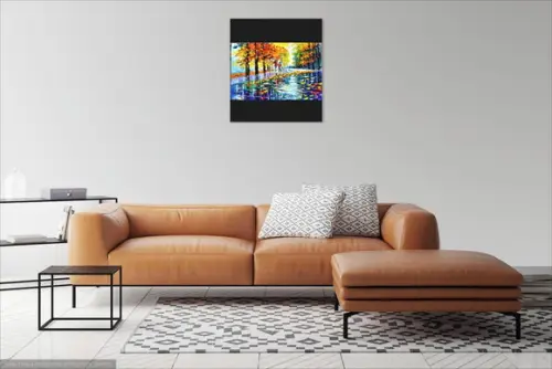 Quadros para Sala Pintura Mãe de Menino Presente de Natal