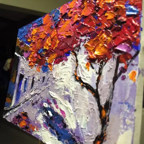 Quadros para Sala Pintura Tela Paisagem Presente de Natal