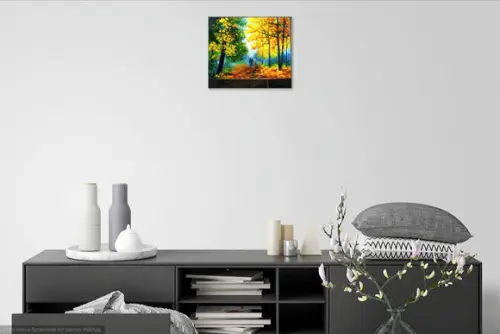 Quadros para Sala Pintura Tela Passagem Presente de Natal