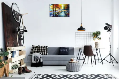 Quadros para Sala Pintura Urbana Mãe de Menino Black Friday