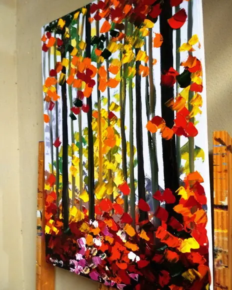 Quadros Pintura em Tela Abstrato Moderno Presente de Natal