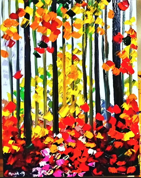 Quadros Pintura em Tela Abstrato Moderno Presente de Natal