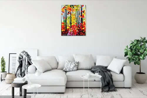 Quadros Pintura em Tela Abstrato Moderno Presente de Natal