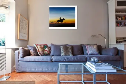 Quadros Pintura em Tela Campo Gaúcho Campeiro Black Friday