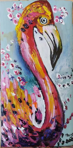 Quadros Pintura em Tela Cisne Ave Animais Aquarela Abstrato