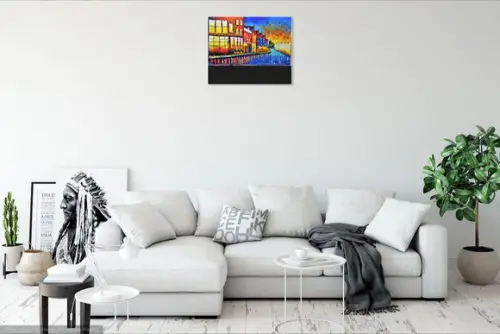 Quadros Pintura em Tela Copenhagen Dinamarca Black Friday