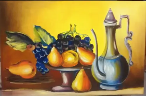 Quadros Pintura em Tela Cozinha Sala de Jantar Frutas Peras