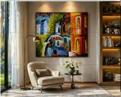 Quadros Pintura em Tela Love Casal Presente de Natal