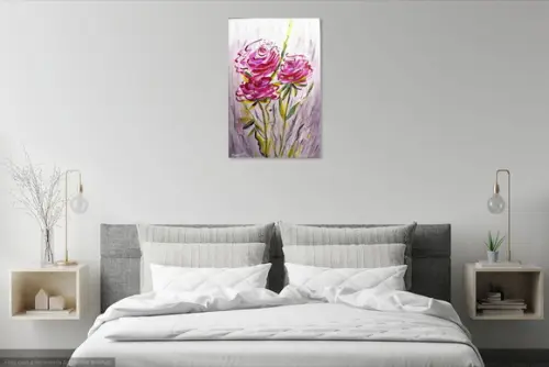 Quadros Pintura em Tela Moderno Aquarelado Black Friday