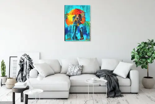 Quadros Pintura em Tela Moderno Casal All Star Black Friday