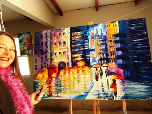 Quadros Pintura em Tela Urbana New York Eua Black Friday