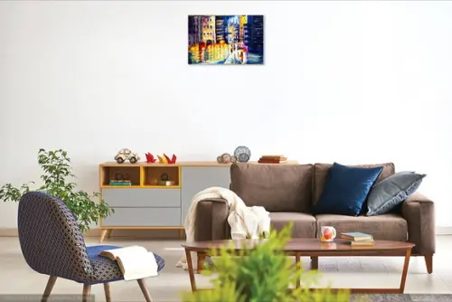 Quadros Pintura em Tela Urbana New York Eua Black Friday